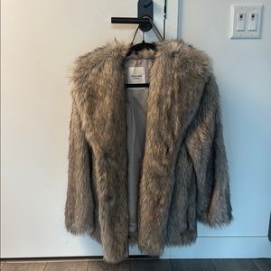 Gray Teddy Jacket Plush and Cozy